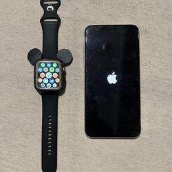 iPhone XS and Apple Watch Series 5