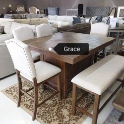 Regent dining set 🖤 No credit needed  🧝🏽‍♀️delivery next day 🚛 $1399