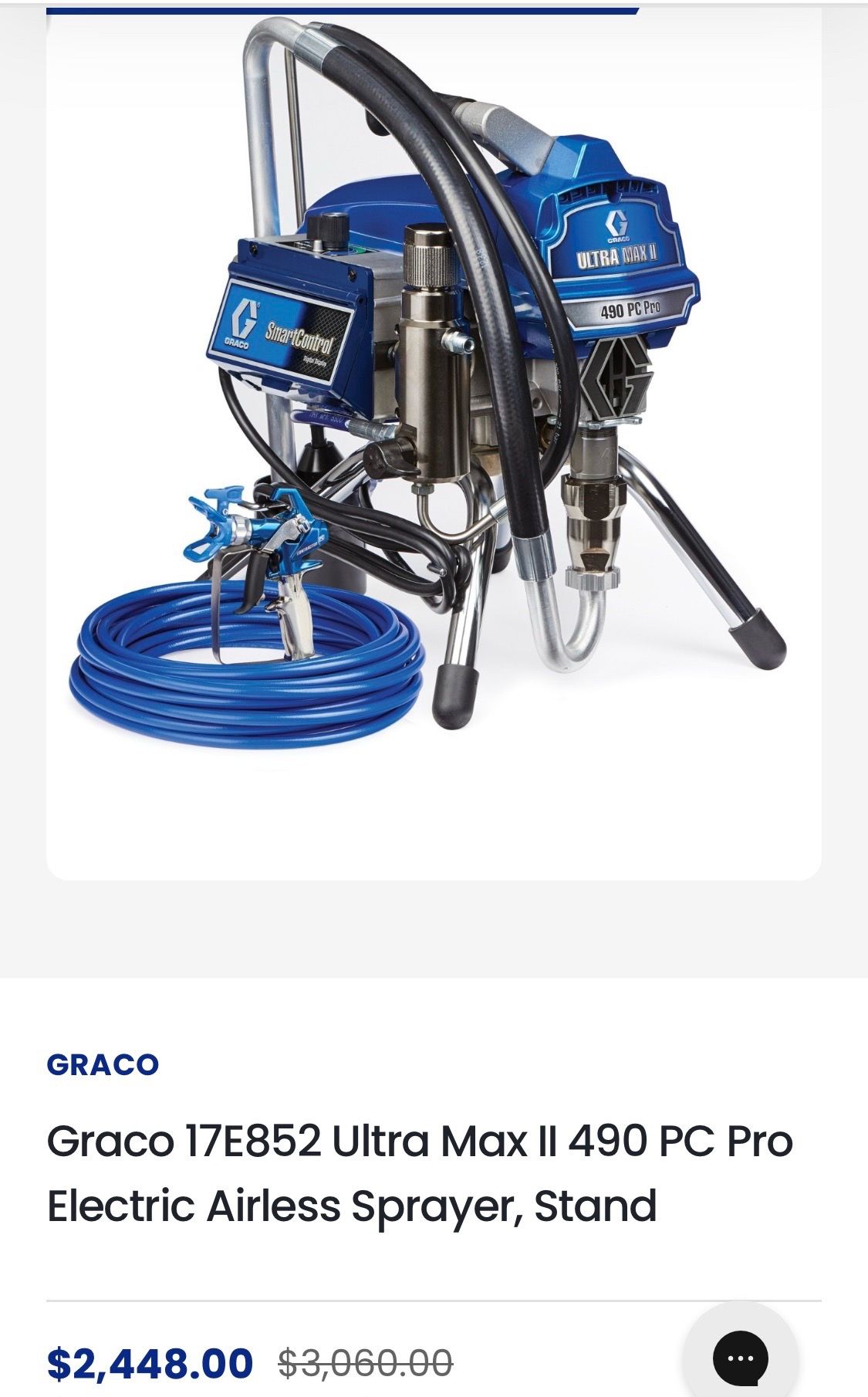 Graco 490 ultimate sprayer