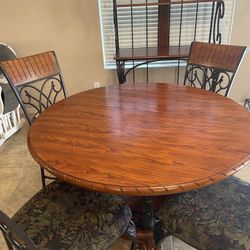 Breakfast Table And Shelf Unit