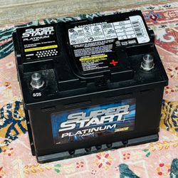 NEW Super Start Platinum AGM Top Post Battery Group Size 47 H5 660 CCA 100 Minute RC - 47PLT