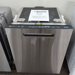 Profile 24 in. Built-In Top Control Dishwasher in Fingerprint Resistant Stainless w Stainless Tub, Uitrafresh 42 dBA