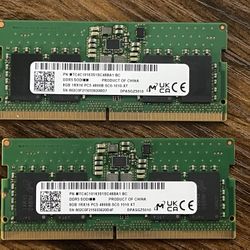 DDR5 Sodimm 16gb (8x2) RAM 