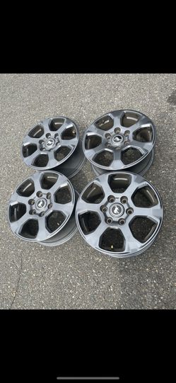 4 — 17x7.5 6x5.5 6x139.7 Stock Ford Bronco Yukon Tahoe Wheels Rims !!