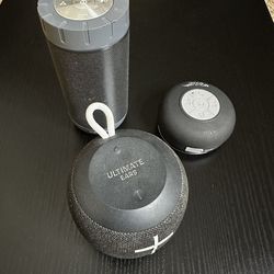 3 Bluetooth speakers (bundle)