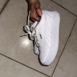 White Puma Shoes 