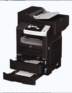 Laser Printer DUAL-TRAY || KONICA MINOLTA BIZHUB 4050 || Touch Screen || Speed Up To 42ppm || USB2.0 || Ethernet RJ-45 || Network ||