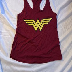 Next Level Wonder Woman Graphic Racerback Tank Top
