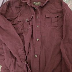 Men's Eddie Bauer Button Up Dress Shirt Size Xl 12 Dollars 