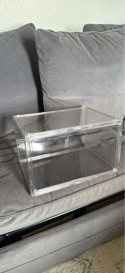 Clear Acrylic Stackable Shoe Storage Box