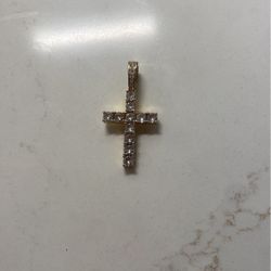 Diamond Gold Cross