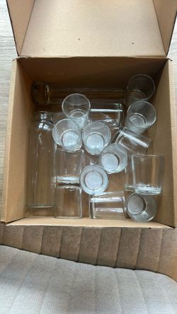 Tealight Candle Holders (x15) & Vases (x2)
