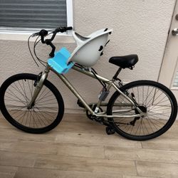 Huffy 27.5" Parkside Comfort Bike, Fits Riders 5'0"+, Sage Green