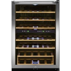 L Frigidaire - 38-Bottle Wine Cooler - Stainless Steel