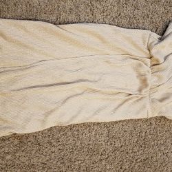 Women's small Gracie gold Shimmer dress Lot 06