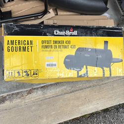 Char-broil Offset Smoker 430 (brand new in box )