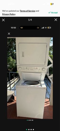 Frigidaire washer dryer $90