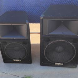 2 Yamaha Passive Speakers 