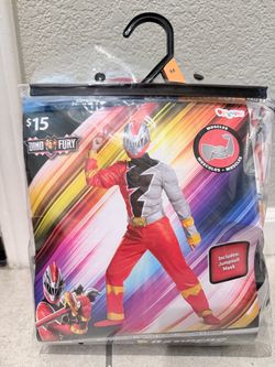 Kids Halloween Costumes – Power Ranger & Mail Carrier – $10 Each