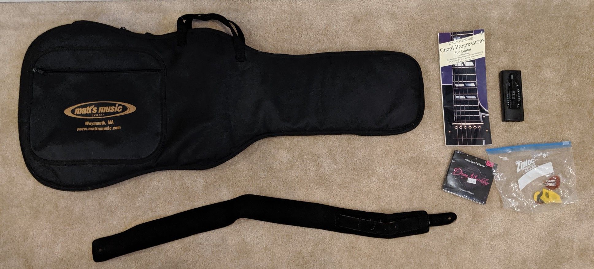 WTS Ibanez guitar, Marshall amp, bag & extras