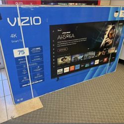75 Tv $55 Down On Financing Free Delivery Six Month Warranty 75 Vizio Smart 4K Hdtv 