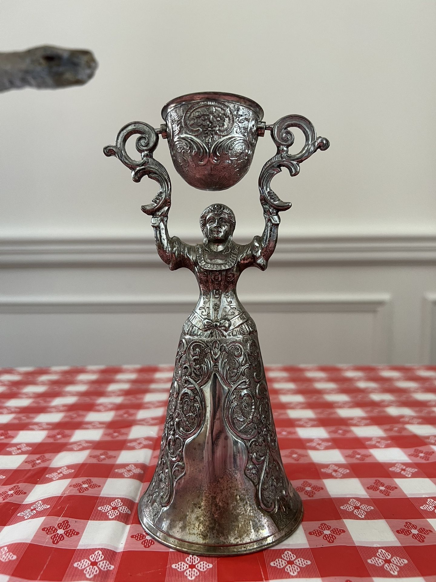 Noble Mistress German Pewter Wedding Cup