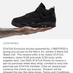 Air Jordan 4 Retro OG “Black Cats”