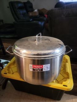 Zebra 45 cm stainless steel pot