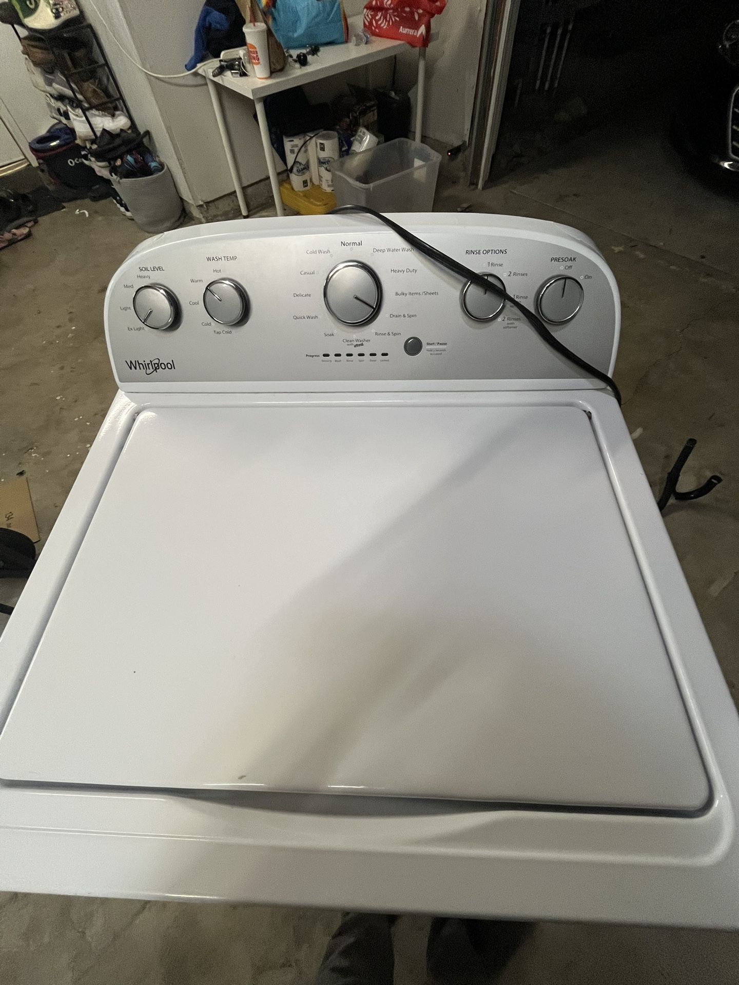 Washer, Whirlpool OBO