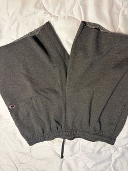Pre-Owned Champion Jersey Gym Shorts with Drawstring - Men's Size 2XL Charcoal