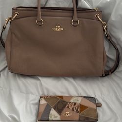 Coach Mia Satchel + Wallet 