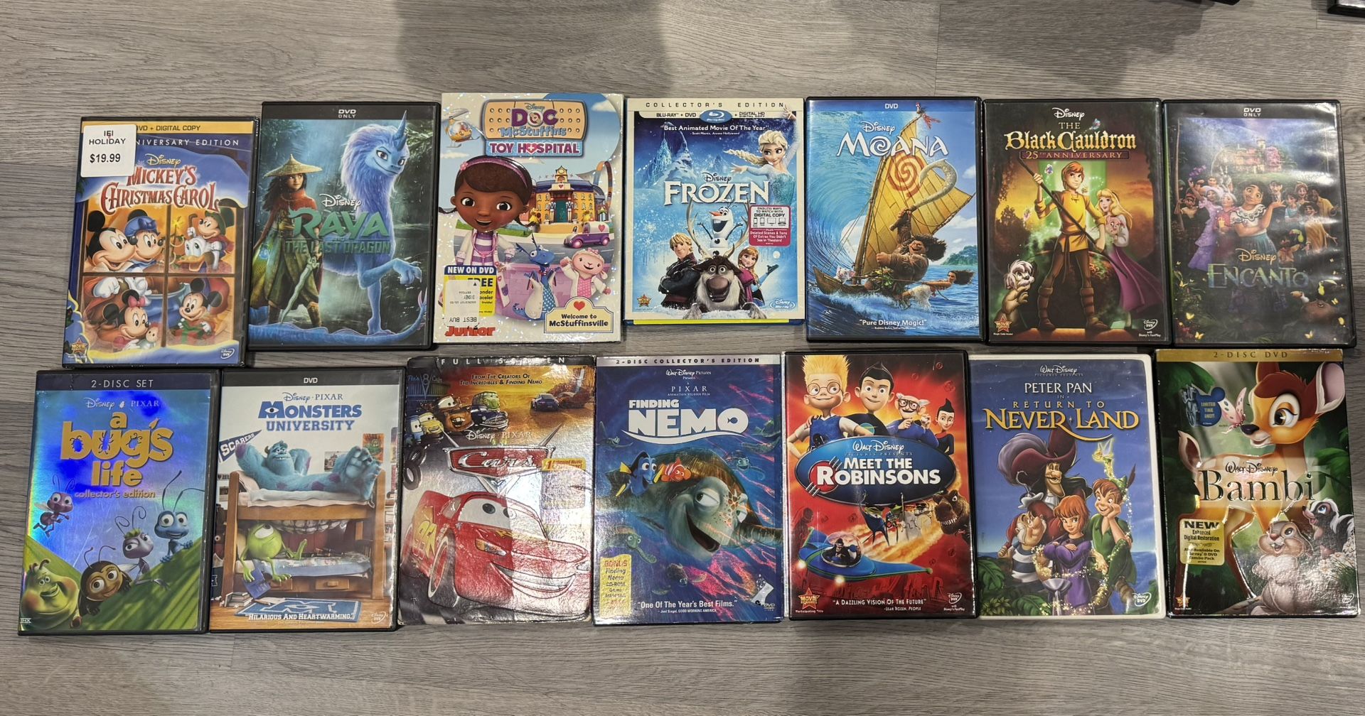 Disney & Pixar DVD Bundle – 14  Movies (Great Condition!)