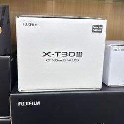Fujifilm Xt30 iii Camera Kit New 