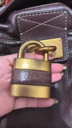 Chloe brown genuine leader made in Italy