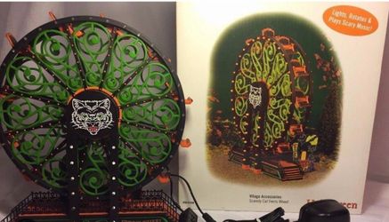 Department 56  Halloween Scaredy Cat Ferris Wheel