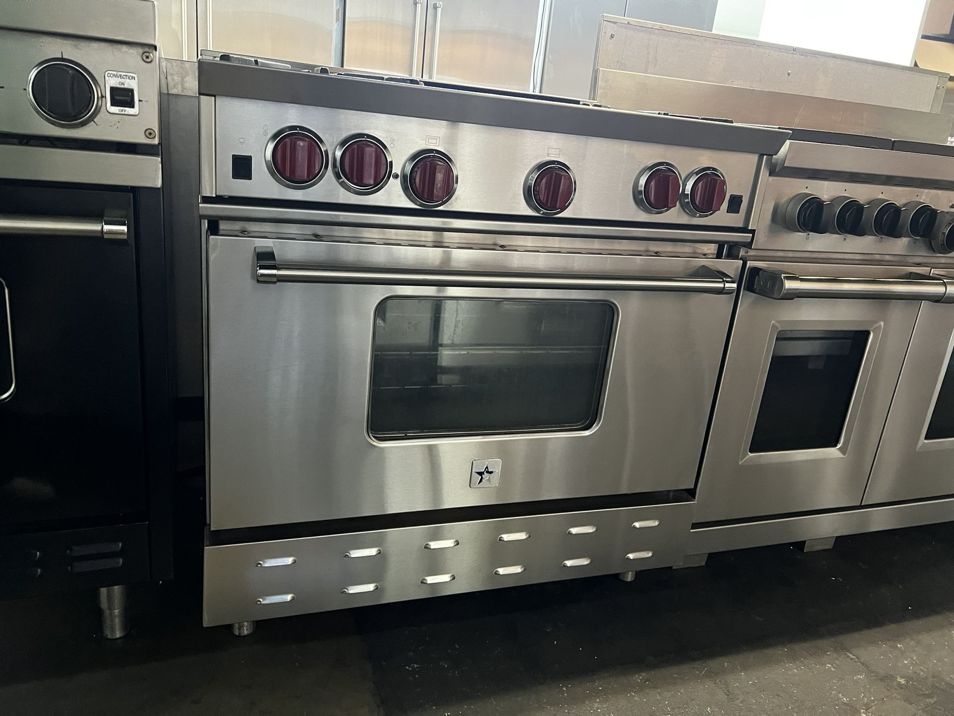 Blue Star 36”Wide Dual Fuel Range Stove In Stainless Steel