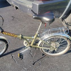 Columbia 20" Folding BIKE by 2K Silver R20 Green