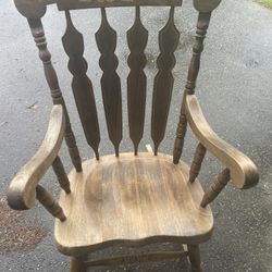 Grand Mother Rocker Solid Oak Wood 