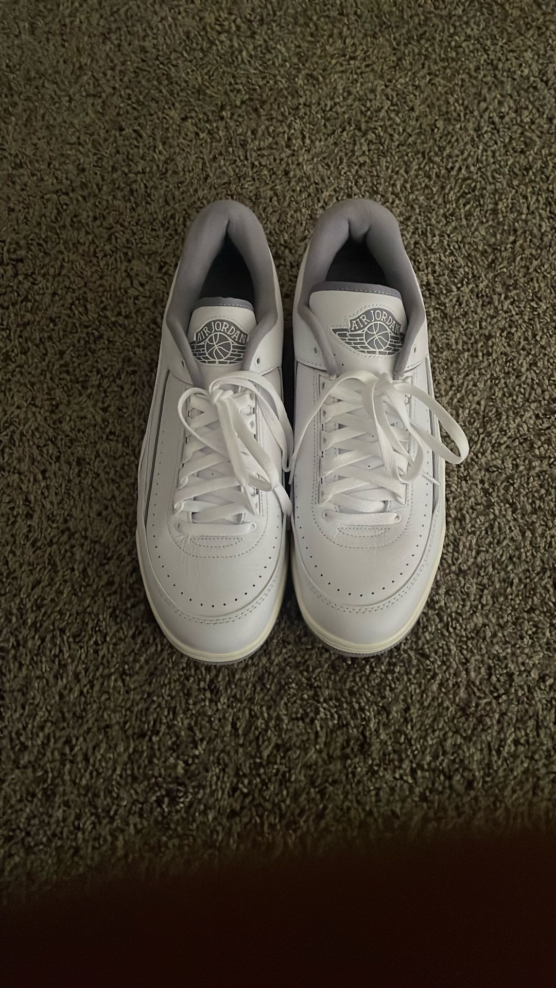 Size 13 Jordan 2’s White Cement Grays