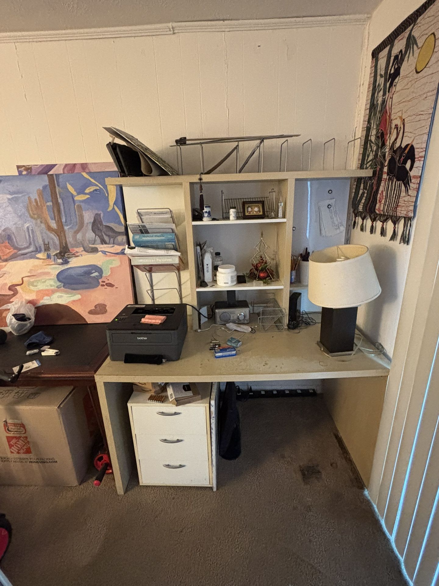 Computer Desk With Shelf