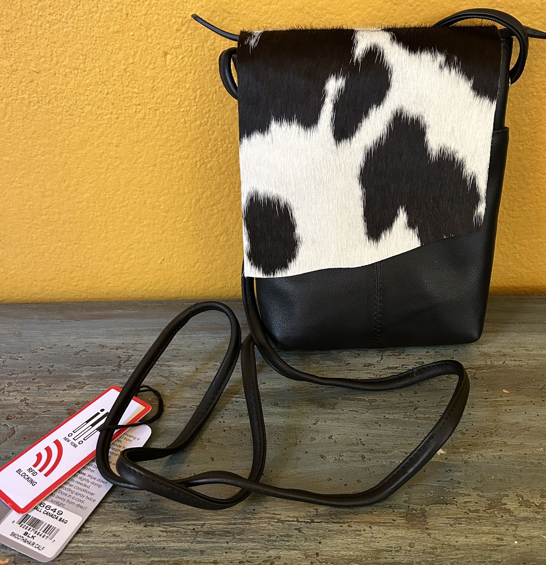 New Ili New York Soft Leather Small Crossbody Bag