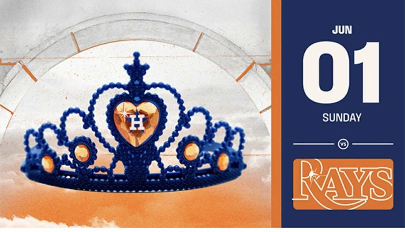Houston Astros Princess Day Tiara