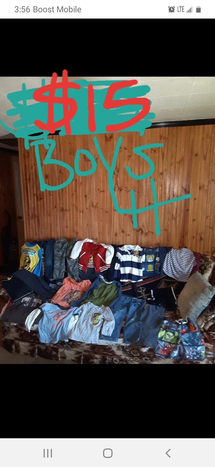 Boys 4t clothing lot good condition