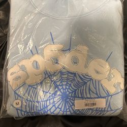 Sp5der Hoodie ‘Sky Blue’ 1 To 1
