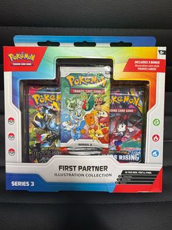 Pokémon TCG First Partner Pack Series 1-3 Sealed 3-Pack Lot Promo