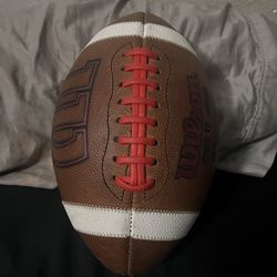 Wilson GST NCAA real leather football