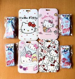 Hello Kitty, Mickey Mouse & Minnie Mouse badge holder