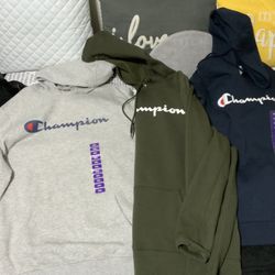 3 SIZE XXL CHAMPION PULLOVER HOODIES