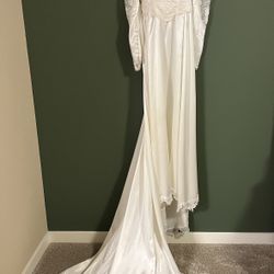Beautifully Hand Sewed Ivory Wedding Dress
