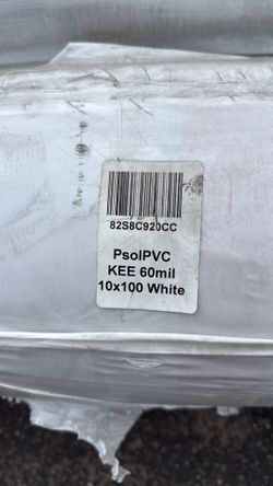 PVC roofing roll. 10’x100’